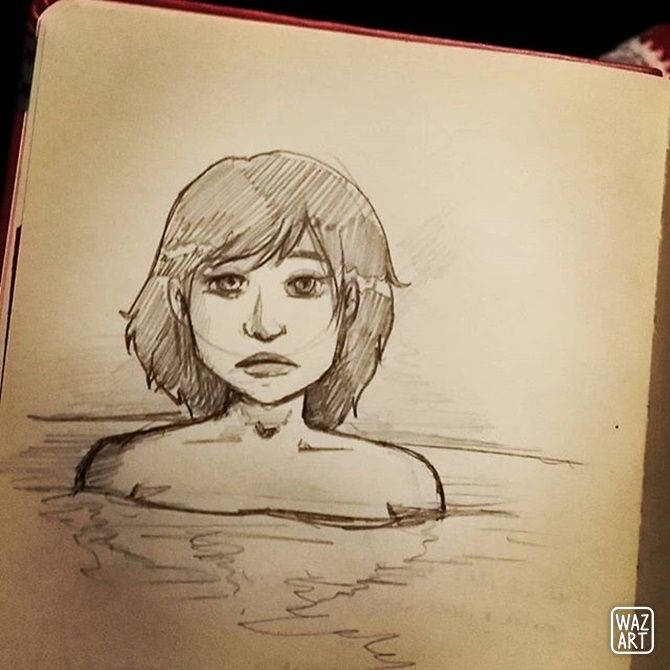 hé, ça faisait longtemps que je n'avais pas dessiné de meuf dépressive !